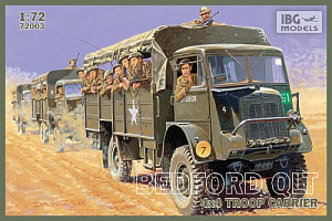 Model kit 1/72 Bedford QLT 4x4 Troop Carrier (IBG Models)