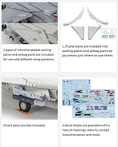 Model kit 1/72 Grumman F-14D Tomcat (Tamiya)