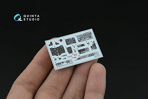 MiG-21PF 3D-Printed & coloured Interior on decal paper (Eduard) (with 3D-printed resin parts)