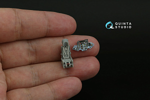 Su-27 3D-Printed & coloured Interior on decal paper (Trumpeter) (with 3D-printed resin part)