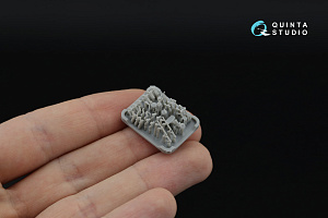 Citroen 11CV 3D-Printed & coloured Interior on decal paper (Tamiya) (with 3D-printed resin parts) 