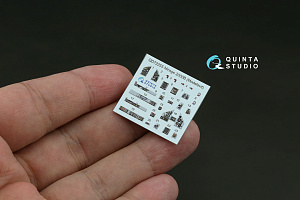 Mirage 2000B 3D-Printed & coloured Interior on decal paper (Modelsvit)