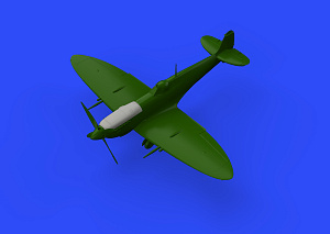 Additions (3D resin printing) 1/48 Supermarine Spitfire Mk.XVI top cowl (designed to be used with Eduard kits) 