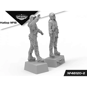 Figures (resin) 1/48 VMSK PILOTS (GSH-6) SET No. 16-2 (Temp Models)