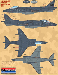 Decal 1/48 Jump Jets Part II [McDonnell-Douglas AV-8B Harrier II] (Furball Aero-Design)