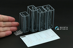 R-73 Air-to-Air Missiles with Launchers, 6 pcs (for all kits)