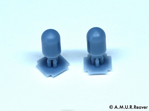 Additions (3D resin printing) 1/48 Air intake channels for deck-based F-4J/S Phantom II models (A.M.U.R.Reaver) 