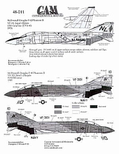 Decal 1/48 McDonnell F-4J/F-4S (2) (CAM)