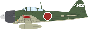 Model kit 1/48 Mitsubishi A6M3 Zero Type 22 (Eduard kits) (damage box)