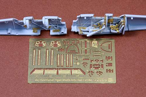 Additions (3D resin printing) 1/72 de Havilland DH-82a Tiger Moth cockpit set (designed to be used with Airfix kits)