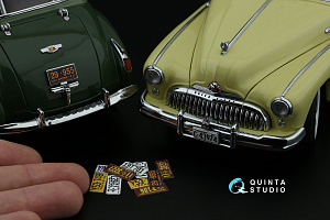 Southwestern U.S. License Plates 1940-1950 (All kits) (with metal base)