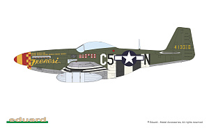 Model kit 1/72 North-American P-51D-5 Mustang The ProfiPACK edition (Eduard kits)