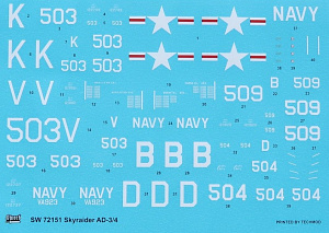 Model kit 1/72 Douglas AD-3/4 (early) (Sword)