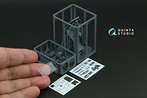 Ka-50 (blue-grey panels) 3D-Printed & coloured Interior on decal paper (HobbyBoss/ARK) (with 3D-printed resin parts)