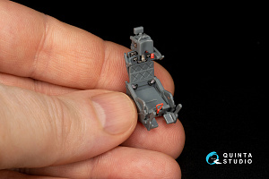 MiG-21PF 3D-Printed & coloured Interior on decal paper (Eduard) (with 3D-printed resin parts)