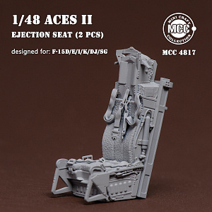Additions (3D resin printing) 1/48 ACES II Ejection Seats for McDonnell F-15 Eagle (2pcs) (designed to be used with Academy, Great Wall Hobby, Hasegawa, Hobby Boss, Italeri and Tamiya kits)