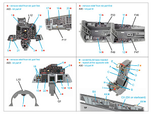 F-4E 2020 Terminator 3D-Printed & coloured Interior on decal paper (MENG)