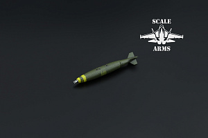 Additions (3D resin printing) 1/72 MK-82 Aviation Bomb (6 pieces included) (thermally protect) (Scale Arms)