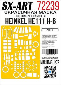 Paint Mask 1/72 Heinkel He111 H-6 (Airfix)