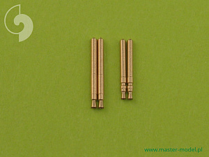 Aircraft detailing sets (brass) 1/72 Messerschmitt Bf-109E-3/Bf-109E-9, Bf-109T armament set (MG.17 tips, MG.FF barrels) 