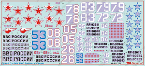 Decal 1/48 	Mikoyan MiG-29 family full stencil data (Begemot)