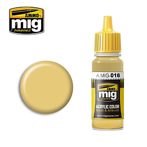 Acrylic paint RAL 8020 (GELBBRAUN) (Ammo Mig) (17ml) 