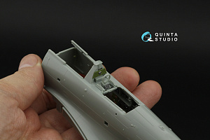 SBD Dauntless Family Rear cockpit 3D-Printed & coloured Interior on decal paper (Accurate Miniatures/Academy/etc)