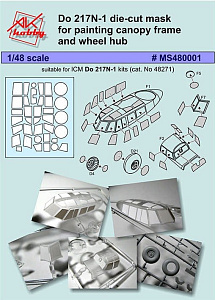 Paint Mask 1/48 Dornier Do-217N-1 (ICM) (A-Squared)