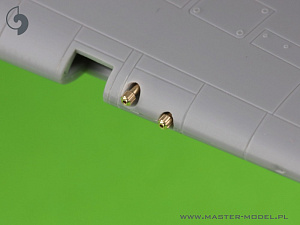 Aircraft detailing sets (brass) 1/72 H. Hurricane Mk.IIb Browning .303 cal bar. tips 