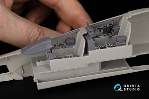 RF-4C Phantom II (late with DMAS) 3D-Printed & coloured Interior on decal paper (Hasegawa) (Small version) (with 3D-printed resin parts)