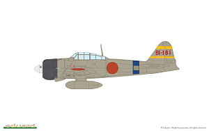 Model kit 1/48 TORA TORA TORA! Limited edition kit of the Japanese WWII naval fighter (Eduard kits)