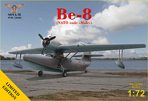 Model kit 1/72 Be-8 'Mole' Passenger amphibian aircraft (Sova-M)