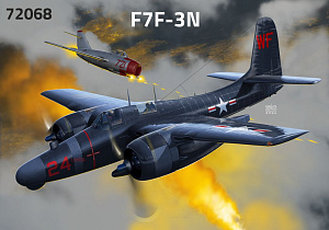 Model kit 1/72 Grumman F7F-3N Tigercat two seat night fighter (FLY)