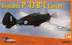 Model kit 1/48 Republic P-43B/C Lancer (Dora Wings)