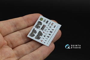 P-40N Warhawk 3D-Printed & coloured Interior on decal paper (Eduard)