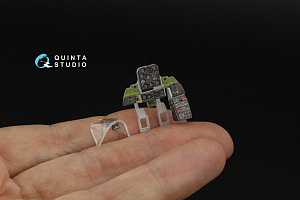 SBD-5 Dauntless/A-24B Banshee Pilot's cockpit 3D-Printed & coloured Interior on decal paper (Accurate Miniatures/Academy/etc)