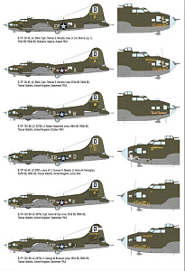 Model kit 1/48 B-17F Flying Fortress (The Bloody Hundredth 1943) (Eduard kits)