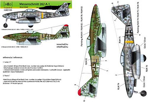 Decal 1/72 Me 262 A-1 (Luftw. black L, white 17) (HAD)
