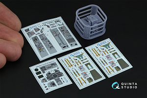 Tornado IDS 3D-Printed & coloured Interior on decal paper (Italeri) (with 3D-printed resin parts)