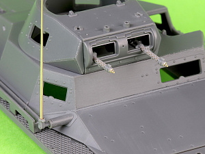 Military vehicle detailing sets (brass) 1/35 Pz.Kpfw.I Ausf.A - MG-13K gun barrels & antenna (designed to be used with Dragon, Tamiya and Tristar and other kits)[Panzerkampfwagen I Ausf.B]