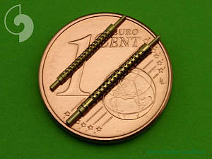 Aircraft guns (brass) 1/48 Italian machine gun Breda SAFAT 12,7mm barrels (2pcs)