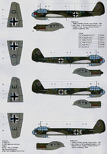 Decal 1/32 Junkers Ju-88A-1 (3) (Techmod)