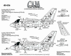 Decal 1/48 Lockheed S-3A Shadow (2) (CAM)