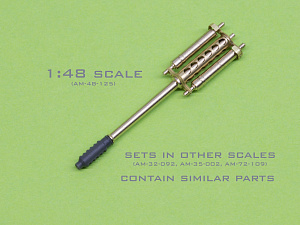 Aircraft detailing sets (brass) 1/35 Boeing/Hughes AH-64A Apache - M230 Chain Gun barrel (30mm)