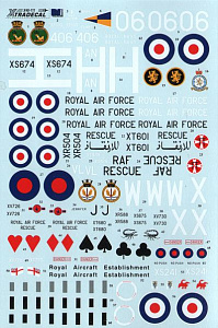 Decal 1/48 Westland Wessex HC.2 (9) (Xtradecal)