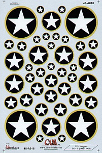 Decal 1/48 U.S. National Insignia Part (CAM)