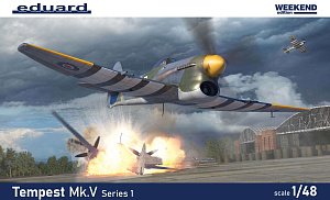 Model kit 1/48 Hawker Tempest Mk.V Series 1 The Weekend edition (Eduard kits)
