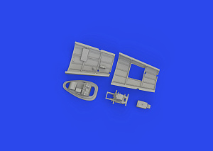 Additions (3D resin printing) 1/72 Messerschmitt Bf-109G radio compartment 3D-Printed (designed to be used with Eduard kits) 