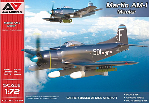 Model kit 1/72 Martin AM-1 'Mauler' Late Attack Aircraft (A & A Models)