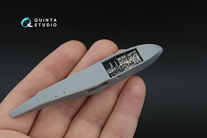 AH-64A Forward Avionics Bays 3D-Printed & coloured Interior on decal paper (Trumpeter) (with 3D-printed resin parts)